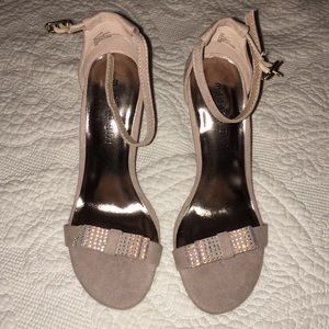 Brand New, never worn Taupe Madden Girl Heels